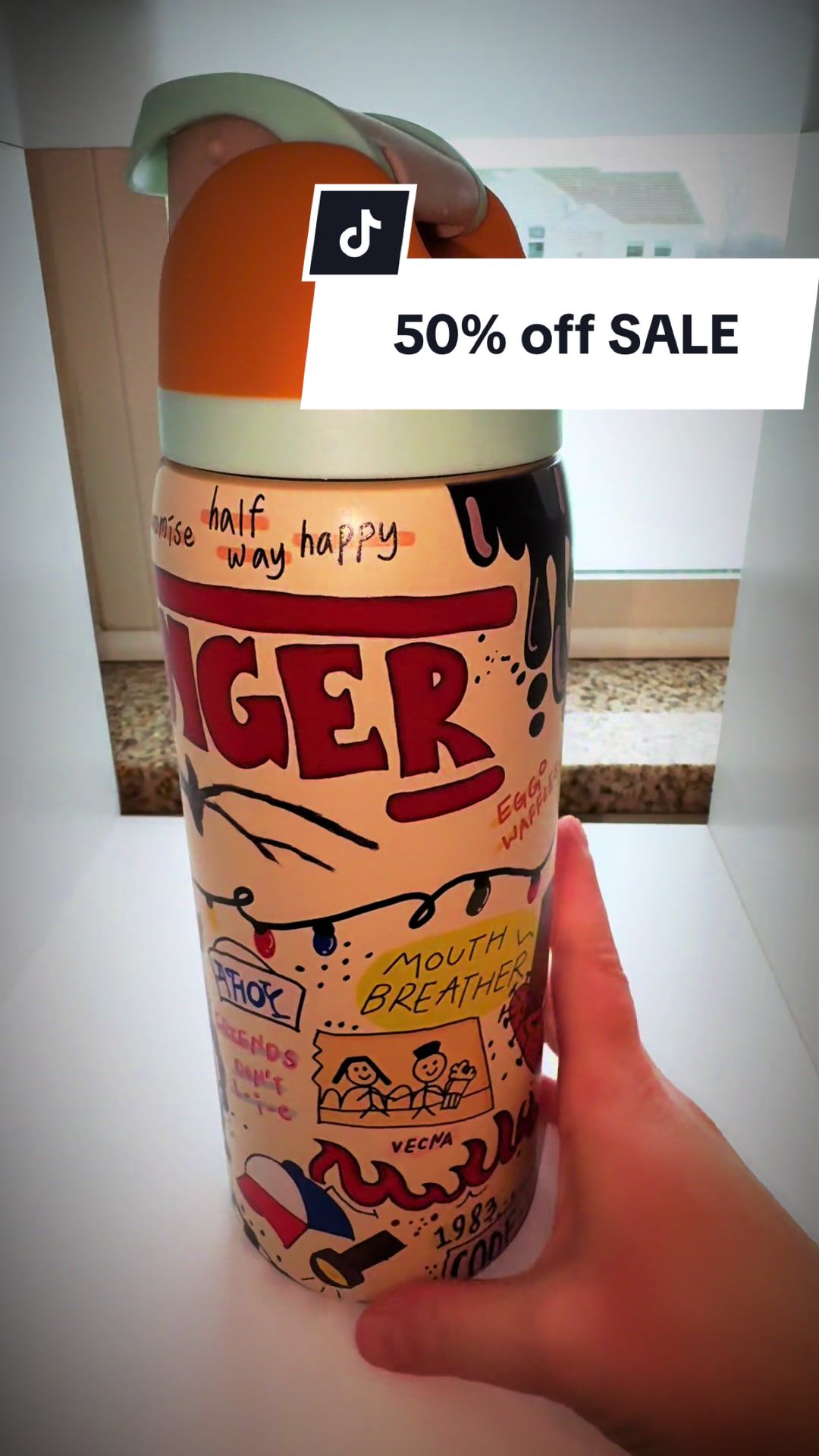 TikTok post by @jsnow8112125 for Stranger Things. Caption reads: [...] SALE! I need all of the colors!....