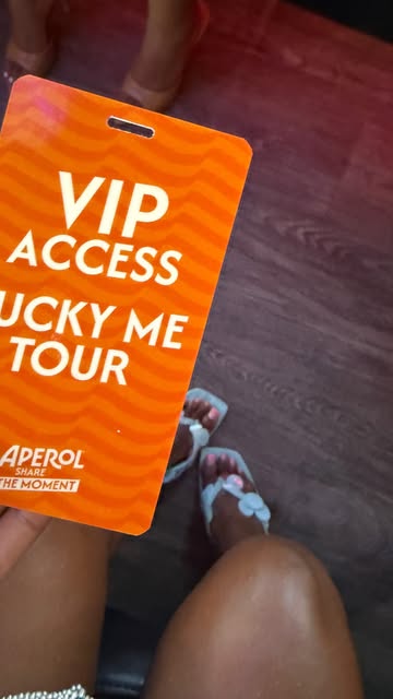 Instagram post by @kaykalore for Aperol Spritz. Caption reads: [...] the assignment 🧡✨ Thank you....