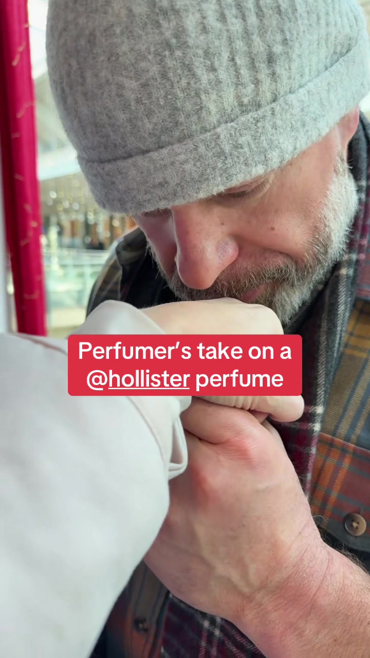 TikTok post by @mrandmrssniff for hollister. Caption reads: A steal of a deal on a nice cheapie fragrance from....