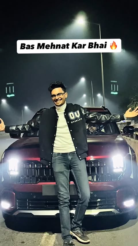 Instagram post by @itsakashvlogs for Kia. Caption reads: Waqt Badal Denge 💪🔥 . . #kiaseltos #kiaindia....