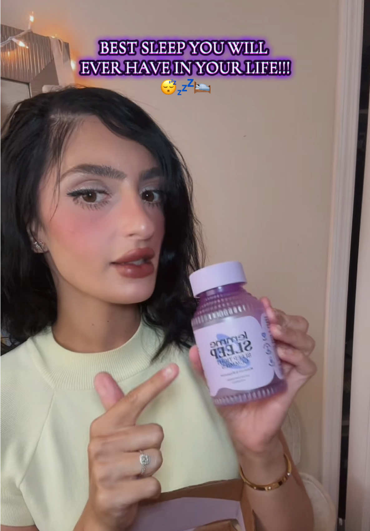 TikTok post by @bbbbiancccaaaa for Lemme. Caption reads: @lemme LEMME SLEEP #lemme #lemmesleep [...].