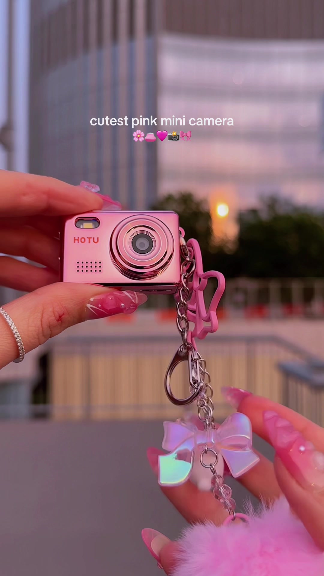 TikTok post by @silv_rlv for Fitpolo. Caption reads: POV: You didn’t need it… but it’s tiny, pink, and....