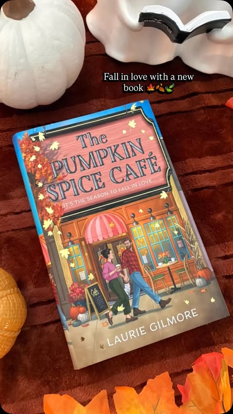 Instagram post by @brianas_best_reads for Penguin Books. Caption reads: 🍁Vibes🍁 Fall in 🧡love🧡 with a new book I’m so....