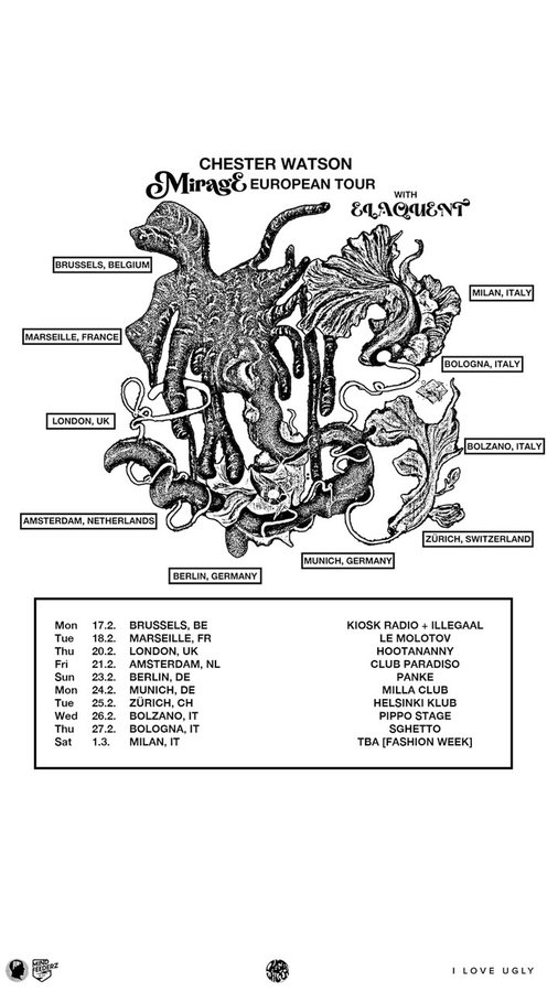 Instagram post by @chesterwatson for I Love Ugly. Caption reads: [...] my brother @elaquent 
sponsored by....