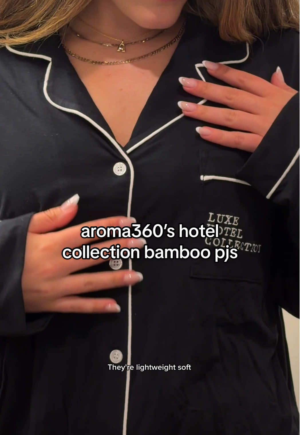 TikTok post by @alyssactivee for Hotel Collection. Caption reads: [...] a love language… this set is it 🤍 @Hotel....