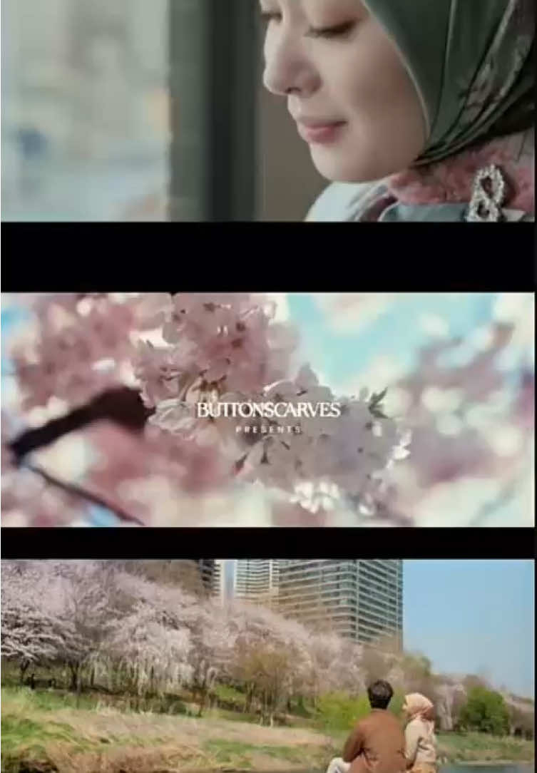 TikTok post by @ara_1130 for BUTTONSCARVES. Caption reads: Keren banget @Buttonscarves motif yang ada di....