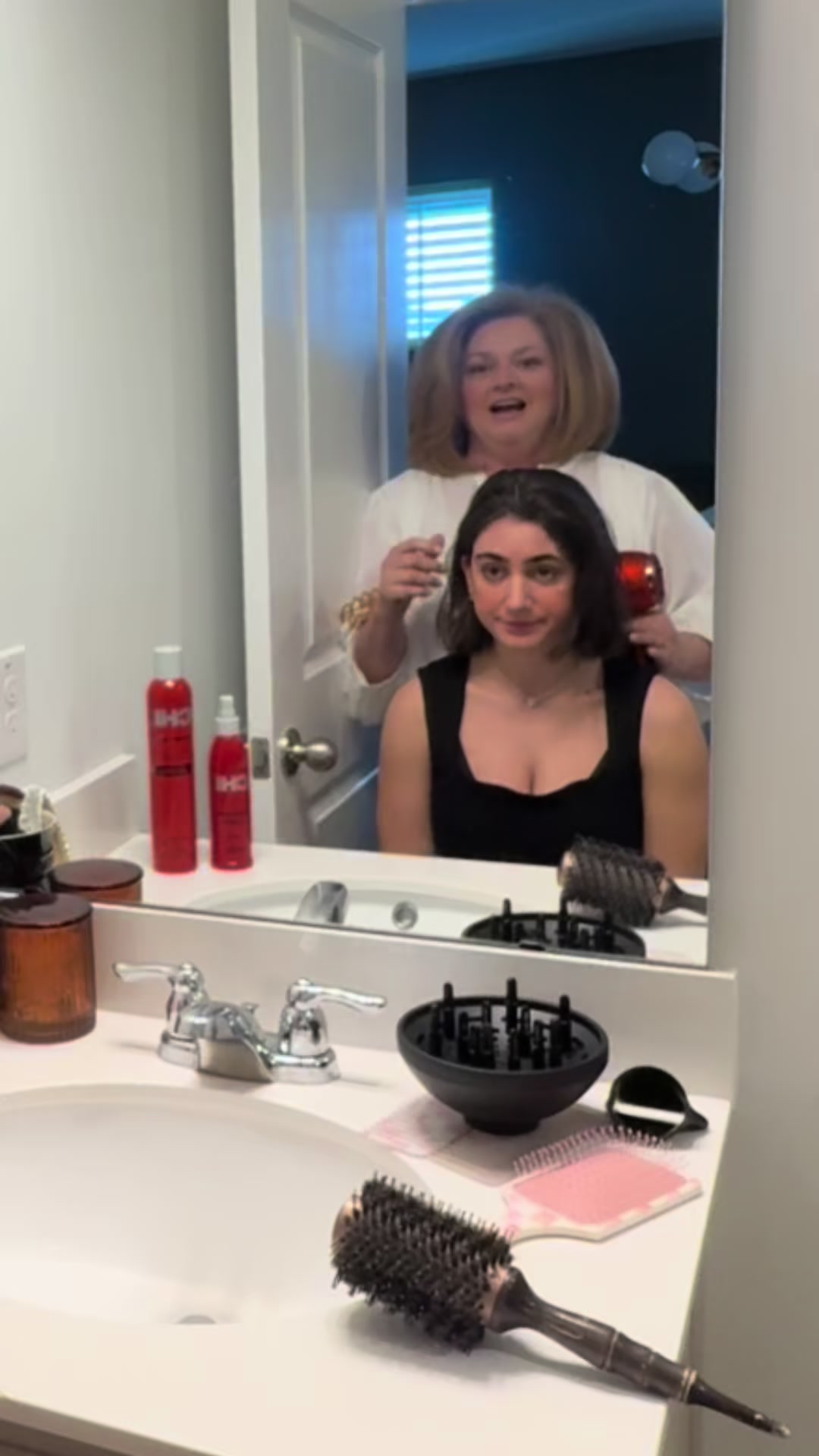 TikTok post by @glammy1217 for Farouk Systems. Caption reads: @chihaircare.