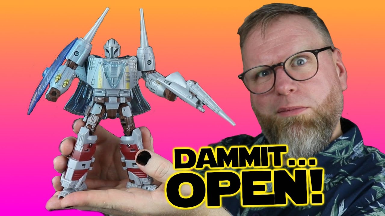 YouTube post by @toygrind for Hasbro Pulse. Caption reads: Dammit, Open: This Is The Way! Transformers x Star....