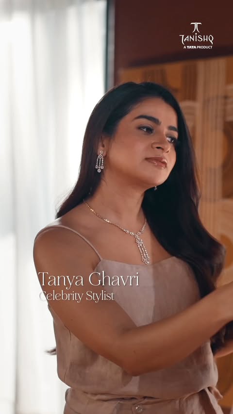 Instagram post by @tanghavri for Tanishq. Caption reads: This or That: Tanya Ghavri’s Bridal Jewellery....
