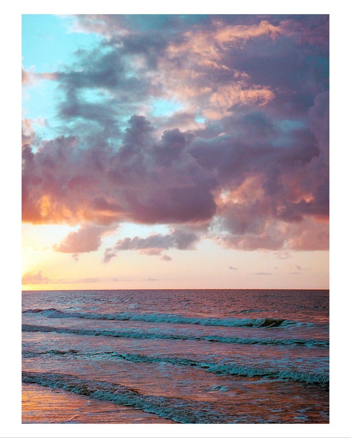 Instagram post by @nev.in.color for Kodak. Caption reads: coastal glow on 35mm
•
•
•
•
#madewithkodak....