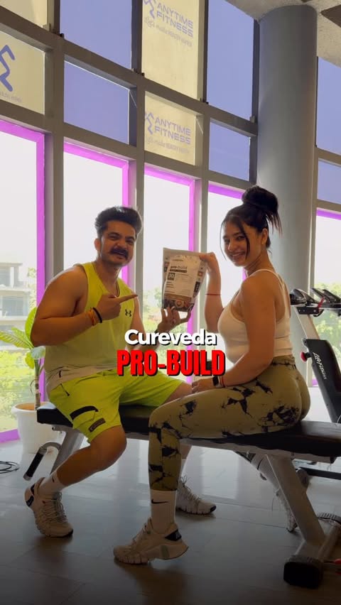 Instagram post by @damdaar.jodi for Cureveda Remedies. Caption reads: Fuel your body. Power your mind. Boost your....