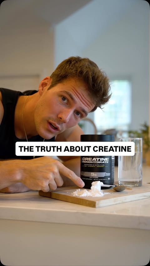 Instagram post by @michaeldean2.0 for MuscleTech. Caption reads: [...] creatine “doesn’t work for you” I use....