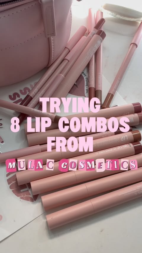 Instagram post by @carlotta.cance for Mulac Cosmetics. Caption reads: New “LIP MISTRESS” from @mulaccosmetics 💋#gift.