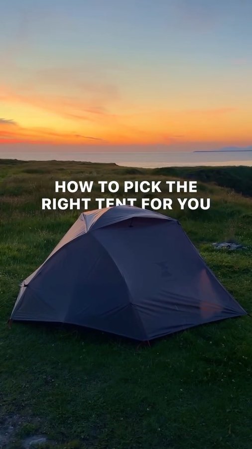 Instagram post by @joshuanueva for Decathlon. Caption reads: How to pick the right tent for you ⛺️

**GIVEAWAY....