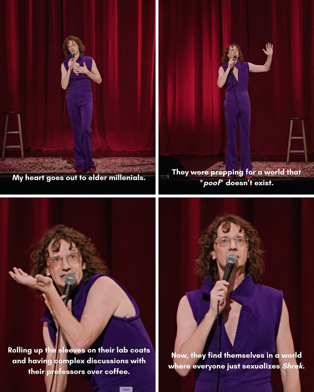 Instagram post by @humorme for Max. Caption reads: [...] at The Palace is streaming now on HBO Max..