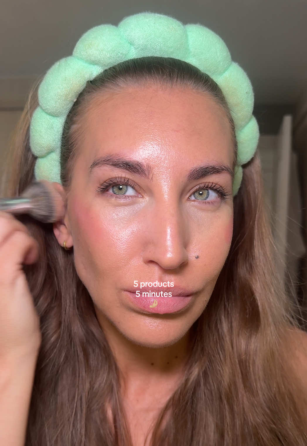 TikTok post by @maddiecaster0 for glow hub. Caption reads: [...] LYS bronzing contour stick Blush @Glow Hub....