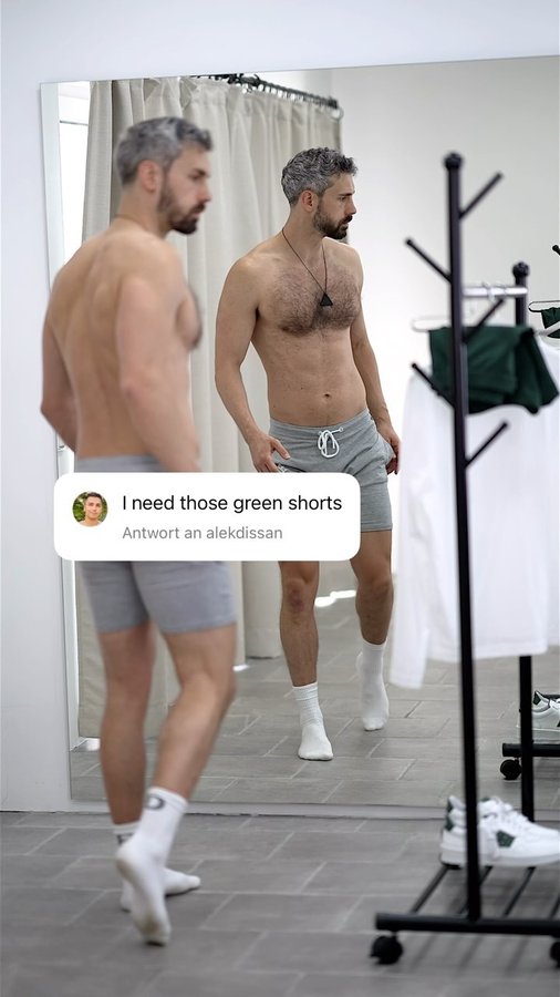 Instagram post by @jan_stuehmer for Ron Dorff. Caption reads: Outfit by @rondorff X National Standard - Code:....