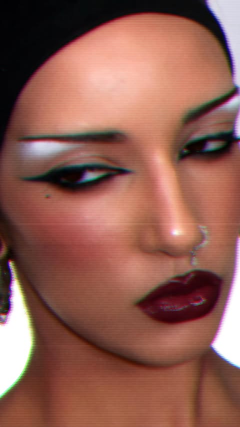 Instagram post by @rowisingh for Fenty Beauty. Caption reads: [...] of trialling these gel liners from....