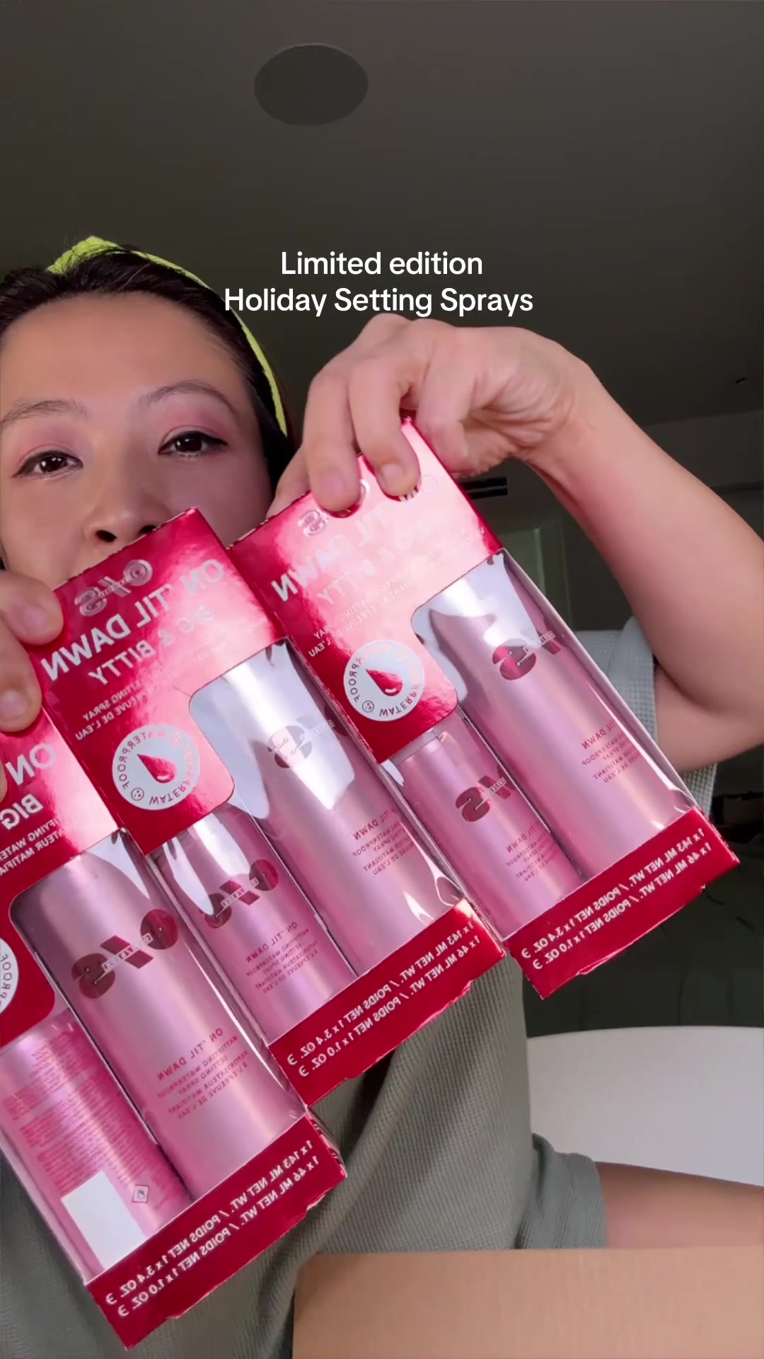 TikTok post by @janleeshopping for ONE SIZE BEAUTY. Caption reads: [...] from morning ‘til night! @ONE SIZE BEAUTY....