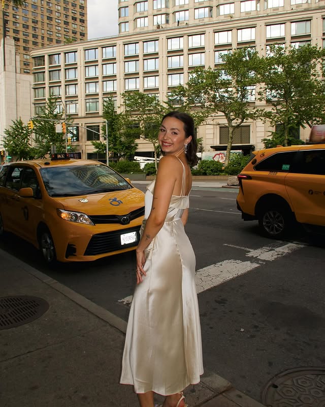 Instagram post by @kelseykotzur for Allure Bridals. Caption reads: [...] me? ✍🏼 Thank you for inviting me....