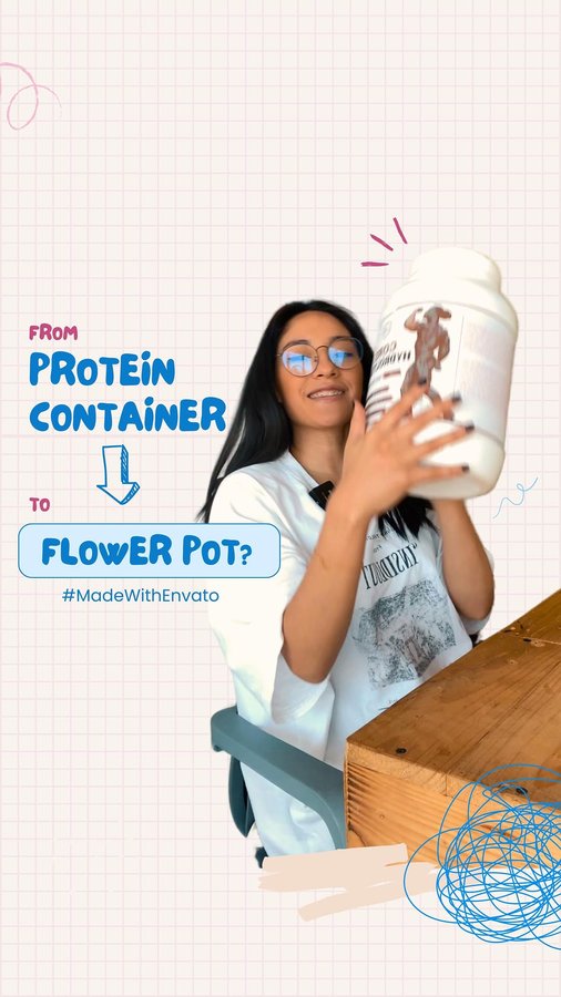 Instagram post by @sandracreatess for Envato. Caption reads: [...] effects I use on my videos are also from....