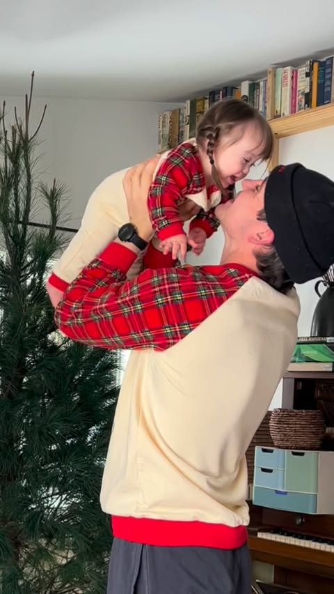 Instagram post by @deboratlengen for PatPat. Caption reads: Tree trimming and decorating + matching....