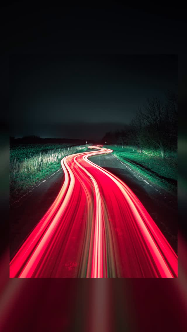 Instagram post by @bymcnab for OnePlus. Caption reads: Light painting photography on the new OnePlus 15!....