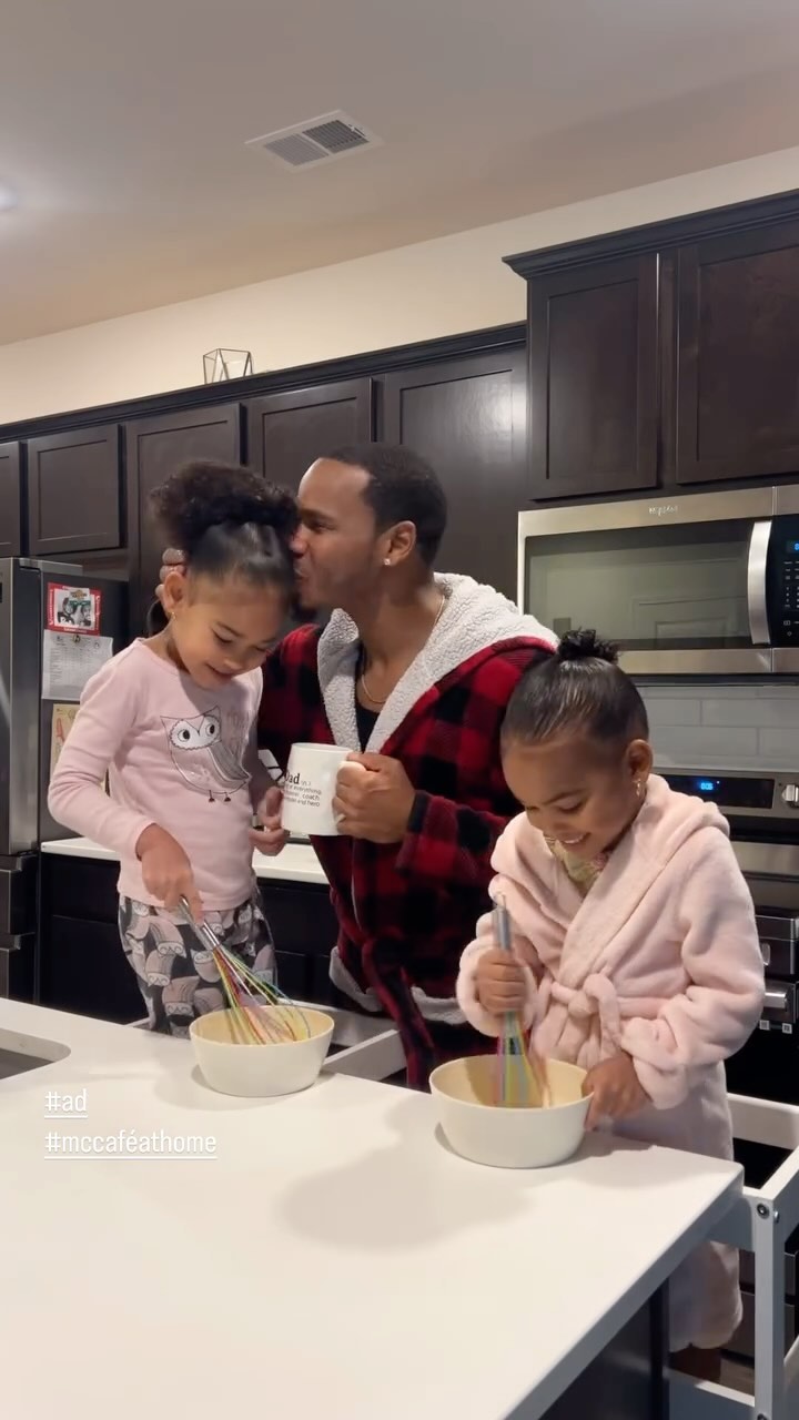 Instagram post by @trev_saint for Keurig. Caption reads: #ad Starting my day with some time to myself....