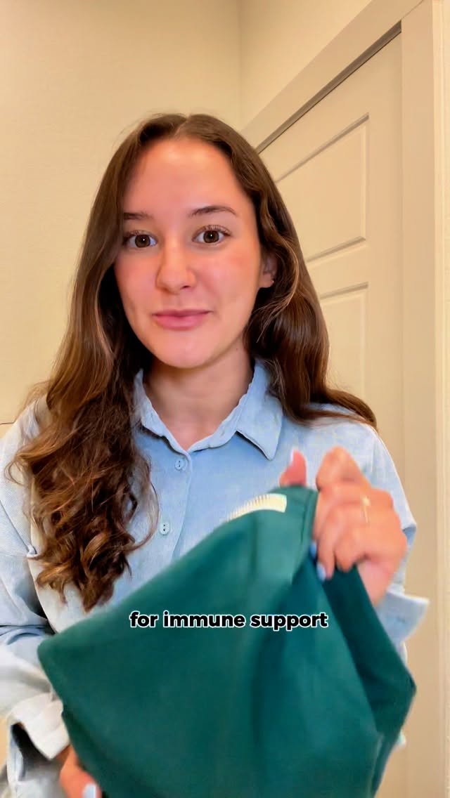 Instagram post by @passingthewater for Emergen-C. Caption reads: #ad ✨ Immune support made easy! @emergenc Immune+....