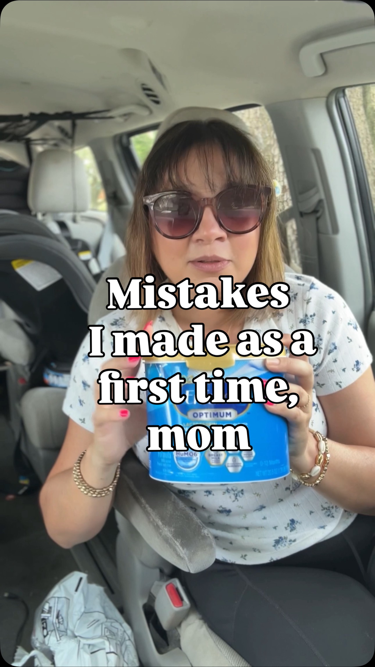 Instagram post by @virginiahlane for Enfamil. Caption reads: #ad I used to feel mom guilt for not being able to....