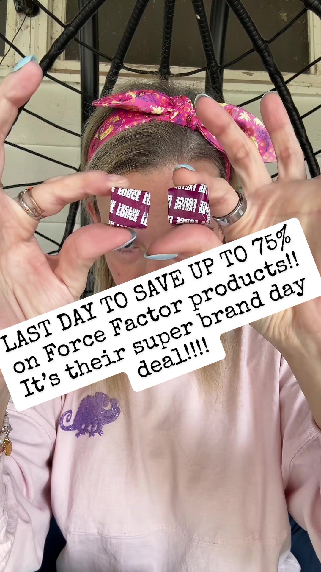 TikTok post by @nataliepender2 for Force Factor. Caption reads: [...] to be a staple for me! @Force Factor....