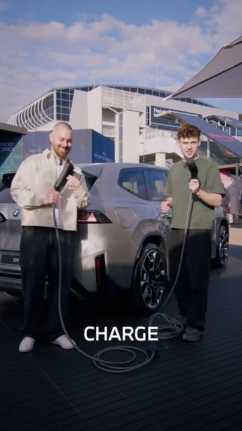 Instagram post by @arki.technology for BMW. Caption reads: [...] the *wildest* thing to power with the new....