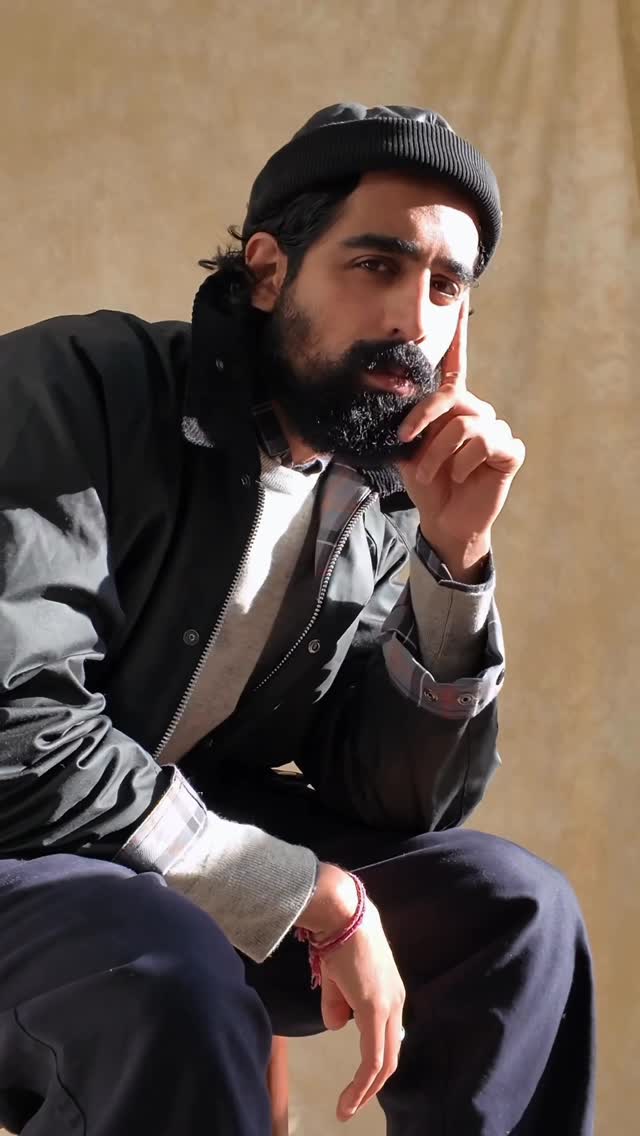 Instagram post by @tomcheema for Barbour. Caption reads: [...] everyday wear. An ode to tartan with....