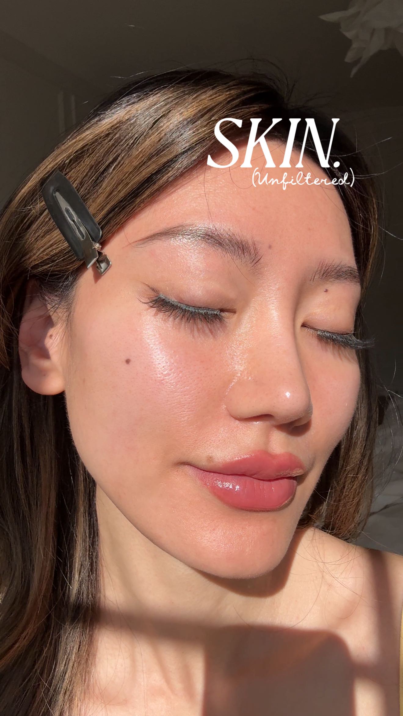 Instagram post by @kerina.wang for La Roche-Posay. Caption reads: barrier repairer and glass skin SECRET?!....