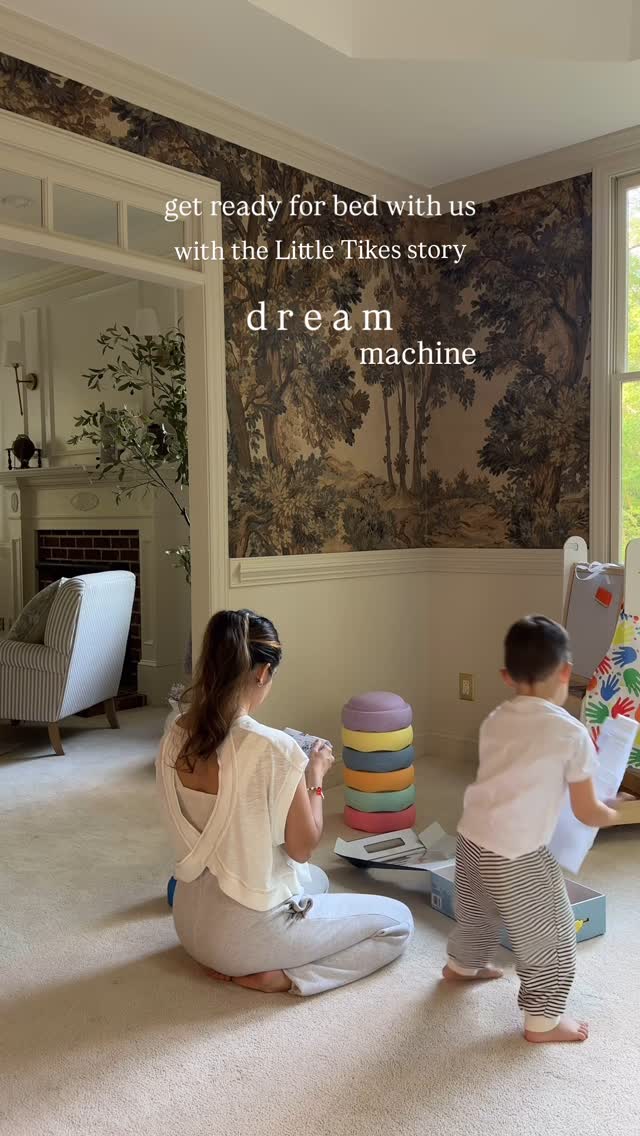 Instagram post by @ana.eleee for Little Tikes. Caption reads: the perfect screen free routine addition!....