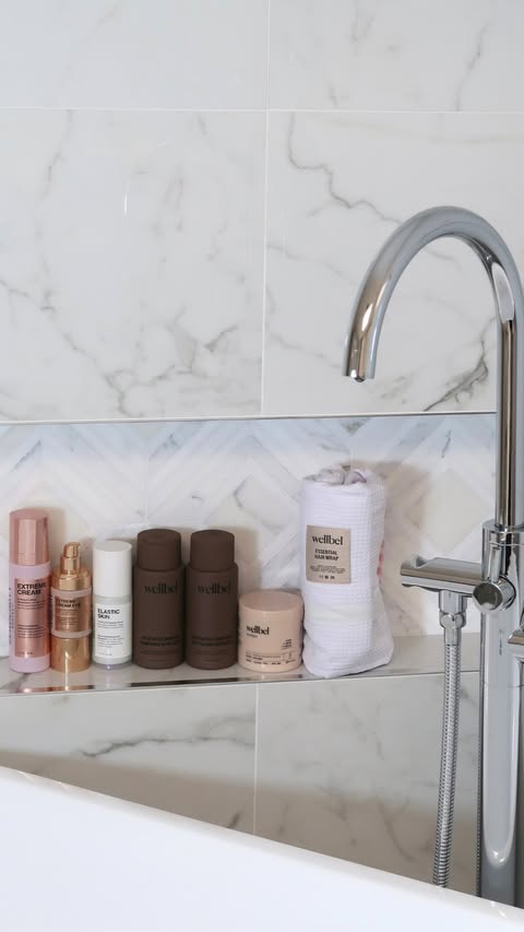 Instagram post by @wellbel for INNBEAUTY PROJECT. Caption reads: Healthy hair meets high performance....