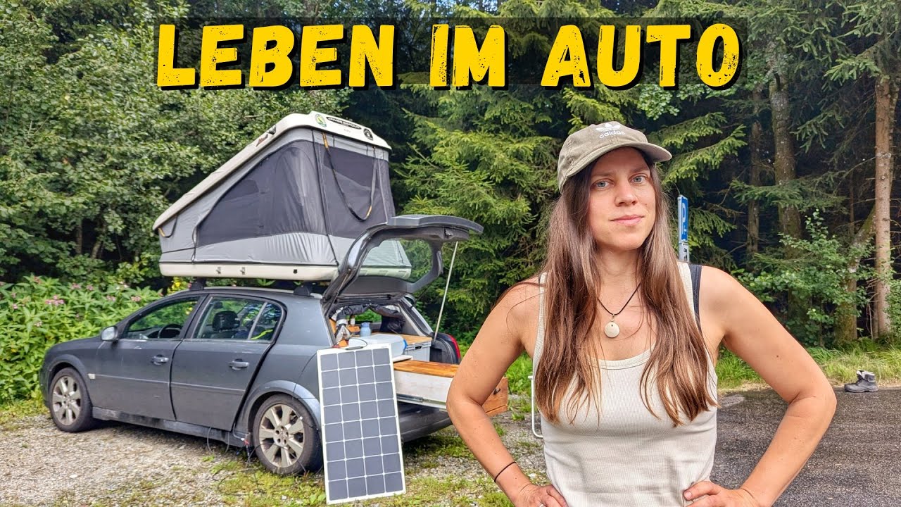 YouTube post by @Sprintour for Kapten Son. Caption reads: Car camping in Germany | More difficult than....