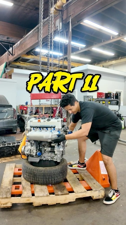 Instagram post by @bendaga for Action Clutch. Caption reads: [...] a Chromoly Lightweight Flywheel from....