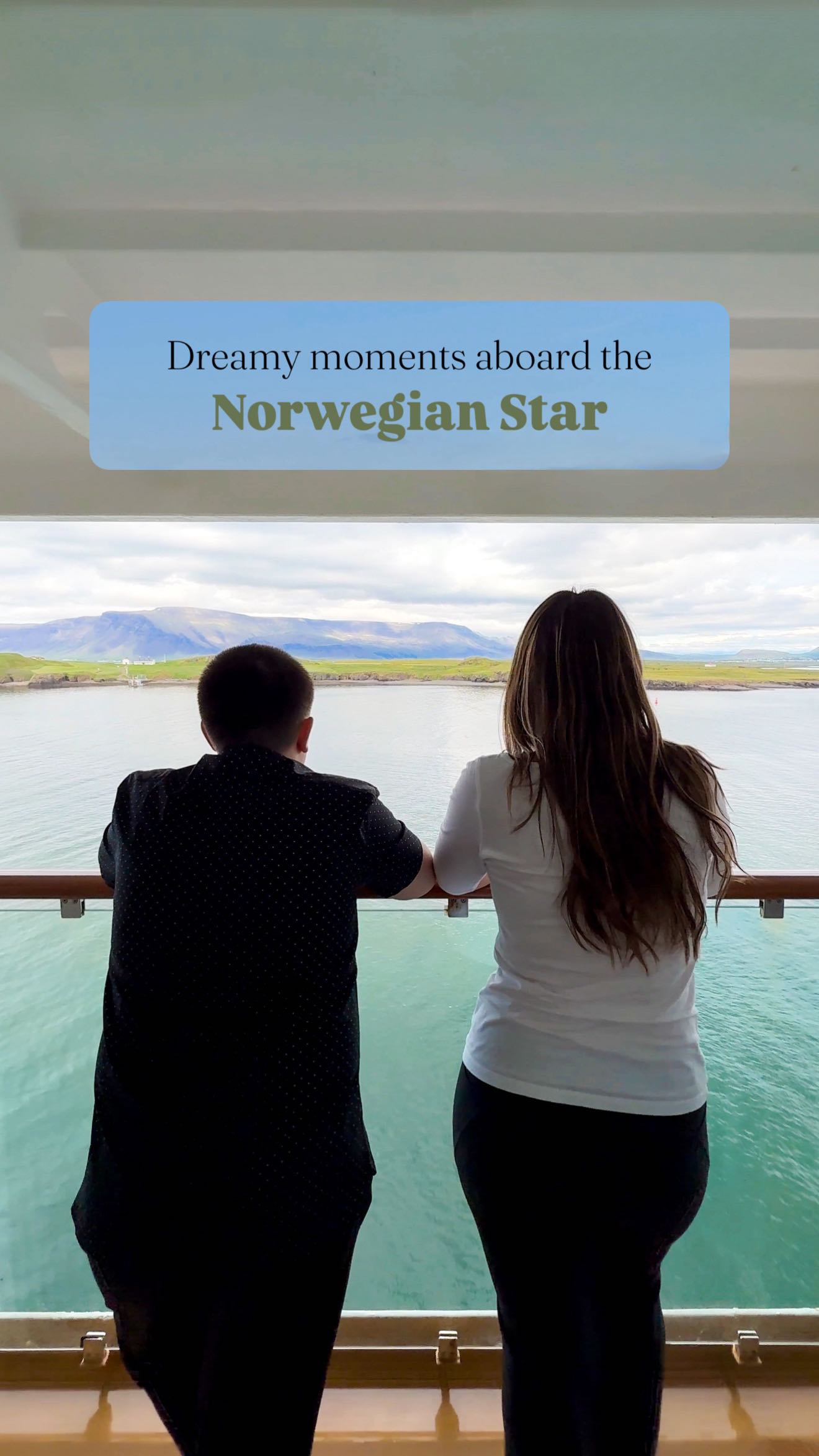 Instagram post by @vineyardsandvoyages for Norwegian Cruise Line. Caption reads: Dreamy moments from the Norwegian Star… 🛳️....