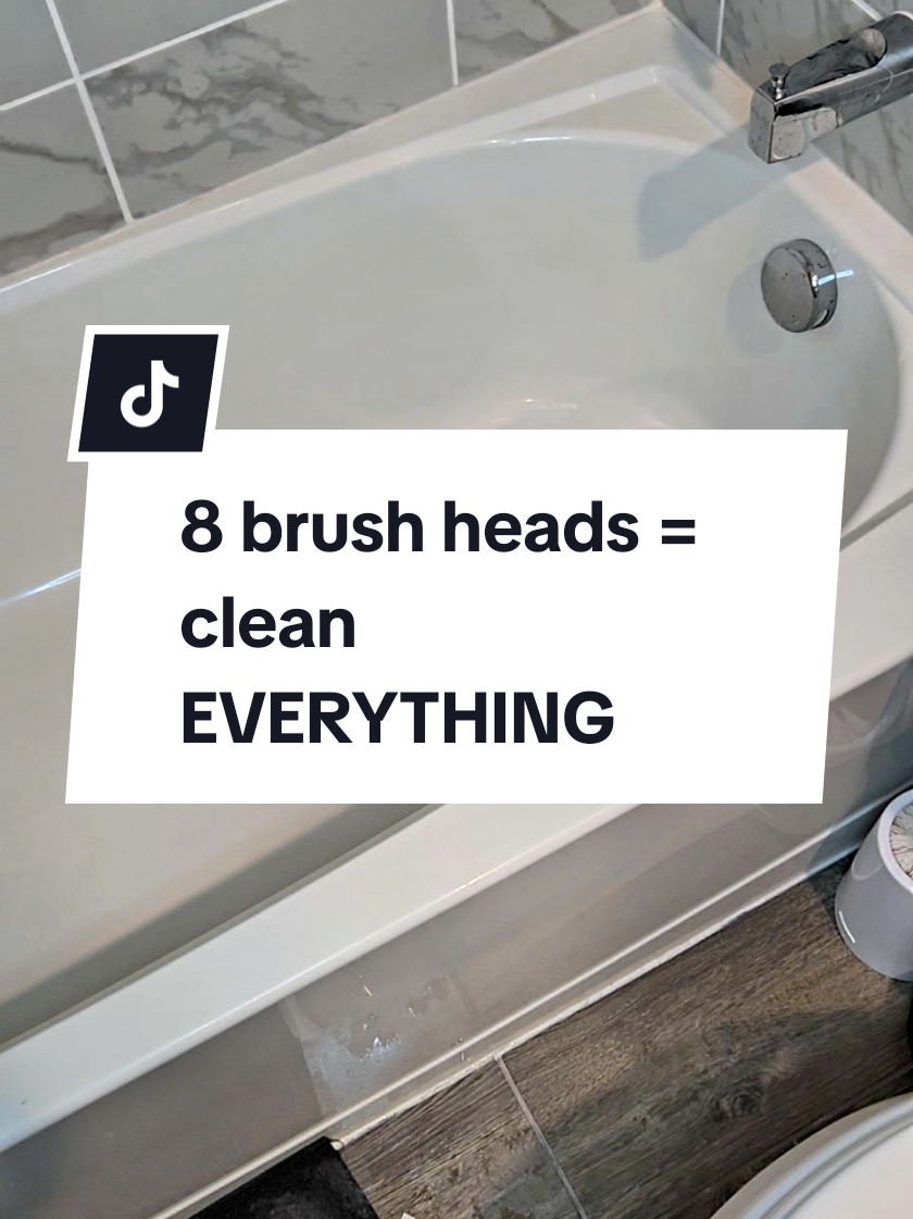 TikTok post by @nettab713 for Dovety. Caption reads: [...] #cleantoks #bathroomcleaninghack @dovety.