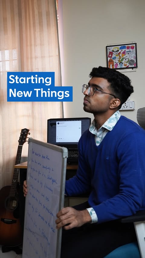 Instagram post by @sourabhvourabh for LinkedIn. Caption reads: [...] novel, the answer is daily bookmarks.....