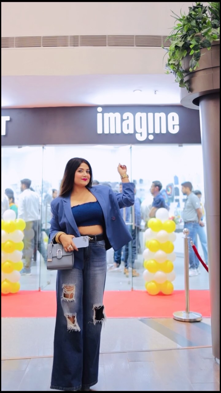 Instagram post by @thestageofglam for Imagine Apple Premium Partner. Caption reads: #ad 
Hello बरेलि वासियों , क्या आप भी iphone 16....