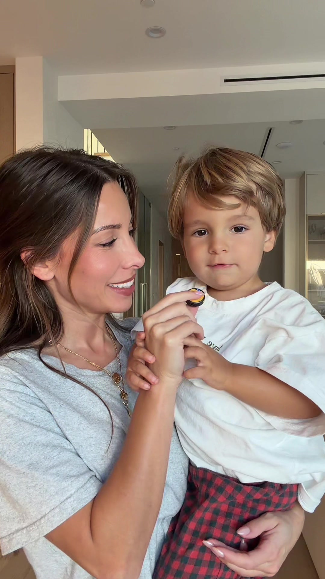 TikTok post by @aylawoodruff_ for Blissy. Caption reads: Anyone else LOVE doing stockings early?? Since my....