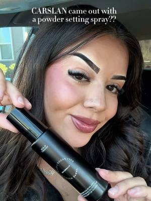 TikTok post by @val4hunnid for Carslan. Caption reads: I’m OBSESSED with this spray !!! 😍✨ @carslan_us....