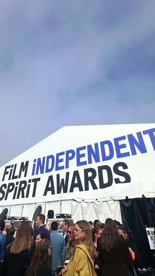 Instagram post by @kacehughes for Lavazza USA. Caption reads: celebrating independent filmmaking w @lavazzausa....