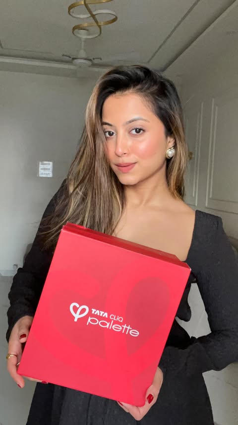 Instagram post by @_simransawant for Tata CLiQ. Caption reads: [...] party ready with must have picks from Tata....