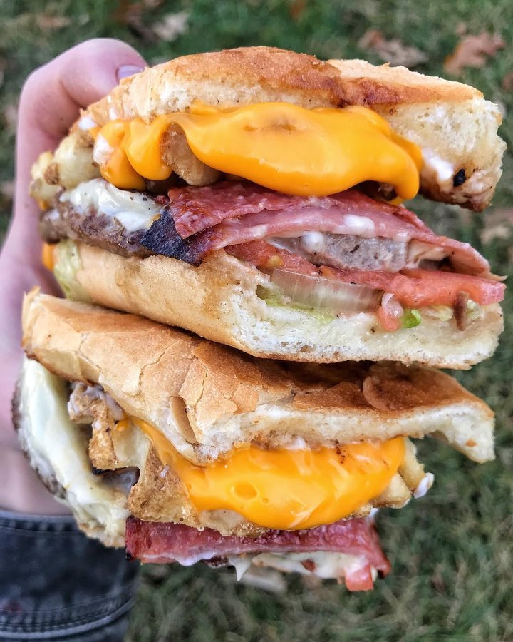 Instagram post by @liamslunchbox for First We Feast. Caption reads: BEHOLD! 🙌🏻 one of the most nostalgic....