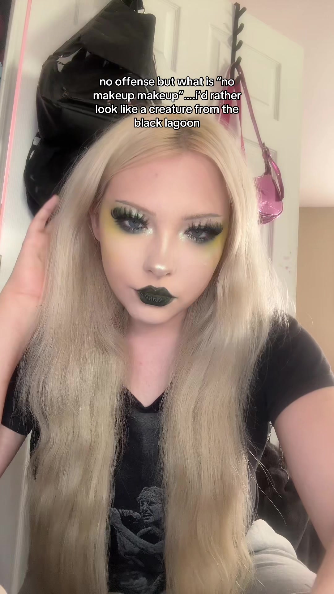 TikTok post by @autumnmarys for Judydoll. Caption reads: #cleangirl  products used- ....