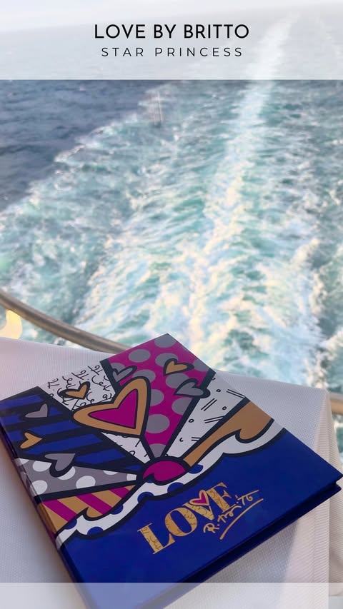 Instagram post by @fashion.eat.travel for Princess Cruises. Caption reads: [...] that feels like a work of art....