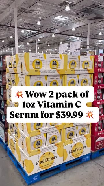 Instagram post by @costco.so.obsessed for Mad Hippie. Caption reads: [...] Serum for $39.99 💥 This award-winning....